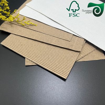 60gram 30in Kraft Paper Board 1 Side MG Pure Brown Ribbed Kraft Paper For Package