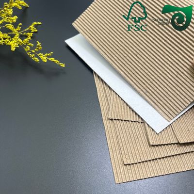 60gram 30in Kraft Paper Board 1 Side MG Pure Brown Ribbed Kraft Paper For Package