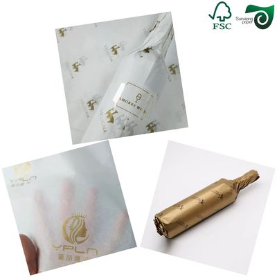 FSC 15gsm 17gsm White Translucent Glassine Paper Metal Protection Gift Wrapping