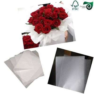 FSC Certified 40gsm 90gsm White Waterproof Paper Wrapping Bags For Grapes  Vegetables