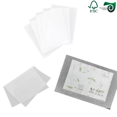 FSC Certified 40gsm 90gsm White Waterproof Paper Wrapping Bags For Grapes  Vegetables