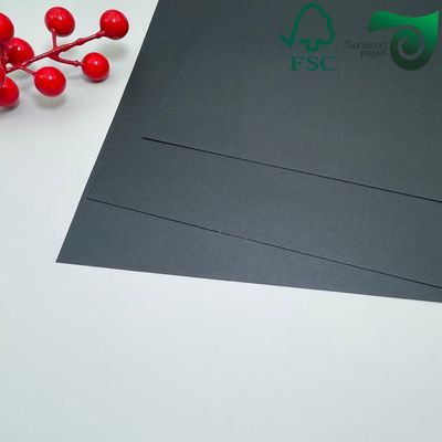 FSC Certified High Density Black Solid Cardboard Sheets Ideal For Photo Albums