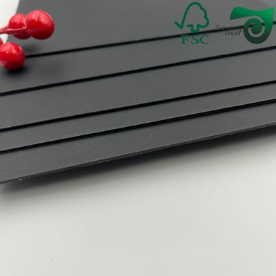 FSC 450gsm Uncoated Solid Black Virgin Pulp Paper Ideal For  Premium Product Boxes