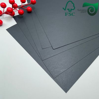 FSC Certified High Density Black Solid Cardboard Sheets Ideal For Photo Albums