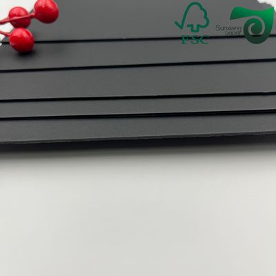 FSC Certified Fold Resistant Black Chipboard  160gsm 180gsm  Ideal For Book Covers