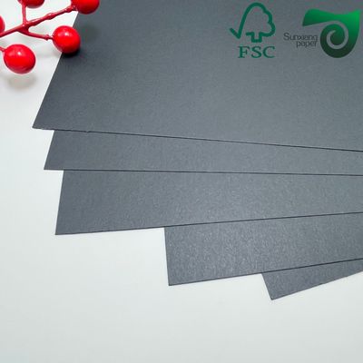 FSC Certified 160gsm 200gsm Fold Resistant Black Chipboard Ideal For Book Covers