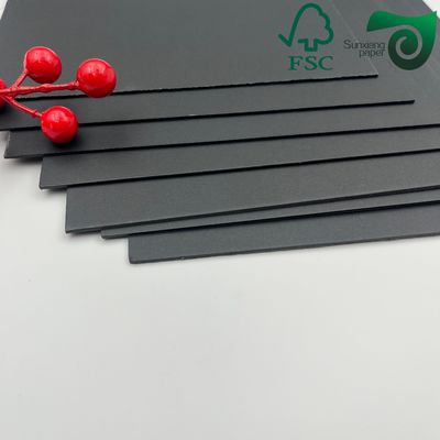 FSC Certified 300gsm 400gsm Uncoated Solid Black Paper Book Binding Board School Books