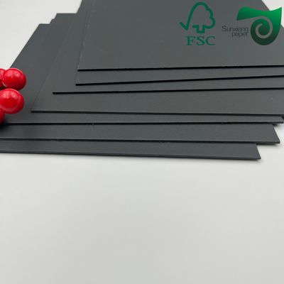 FSC Certified Fold Resistant Black Chipboard  160gsm 180gsm  Ideal For Book Covers