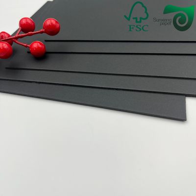 11" 17" FSC Black Chipboard Sheets 1mm 2mm Heavy Duty For File Folders