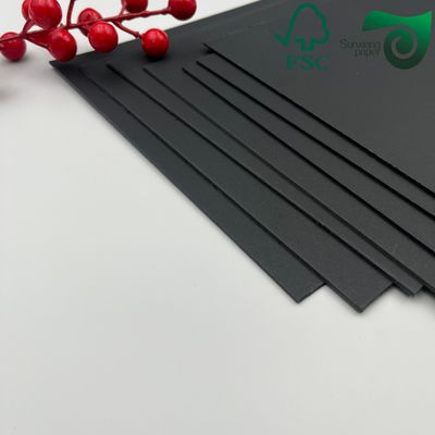 Book Binding Board 300gr 350gr Uncoating Solid Black Paper For Shopping Bag 70cm 100cm