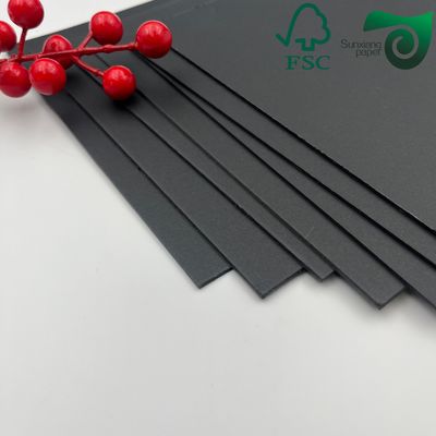 FSC 1.5mm  1200g  2mm  1600g  Black Solid Board  Double Sided Deep Black 70cm 100cm