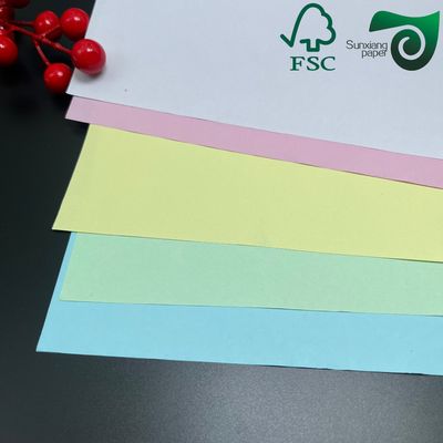 FSC Certified 70gsm 75gsm Carbonless Pape Black Image Smooth Finish CF CB 43cm 61cm  A2