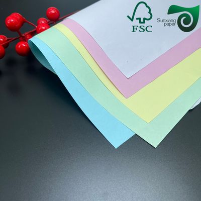 FSC Certified 75gsm Carbonless Paper  Black Image Smooth Finish CF CB 43cm 61cm