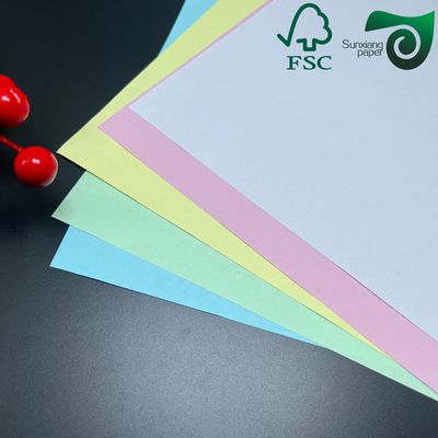 FSC A4 Size Carbonless Copy Paper  50g 55g  CB CFB CF For Invoices   Receipts