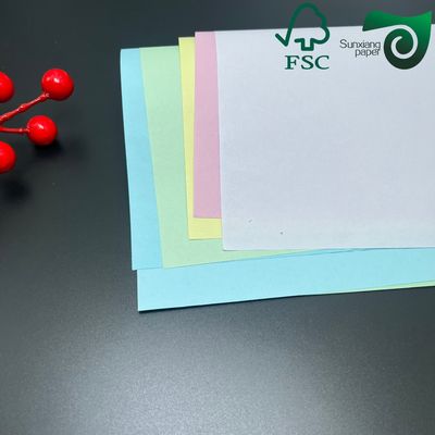FSC A4 Size Carbonless Copy Paper  50g 55g  CB CFB CF For Invoices   Receipts