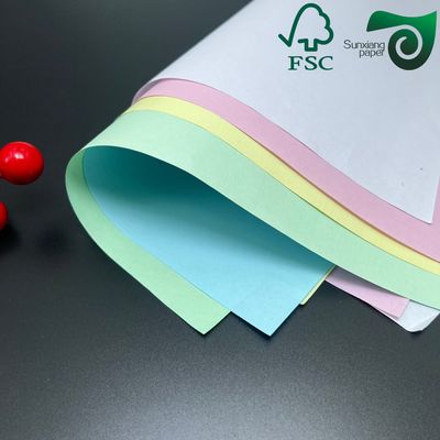 55GSM 60GSM 75GSM Black Image Carbonless Paper CB CFB CF Types 650mm 910mm
