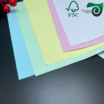3 Ply Blue Black NCR Carbonless Paper CB CFB CF Variants 48g 80g FSC SGS