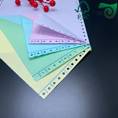 Continuous Carbonless Copy Paper 55gsm 80gsm Computer Form Grade Manufacturer