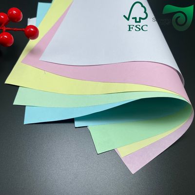 70gsm 75gsm Black Image Smooth CF CB Carbonless Paper 43cm 61cm A2 Copy Paper FSC