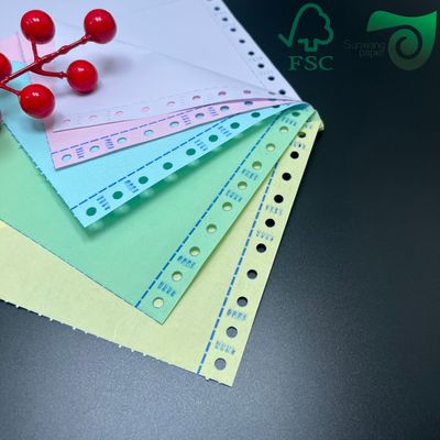 FSC Certified 50gsm 55gsm 8.5 11" Carbonless NCR Copy Paper Ideal For Office Invoices
