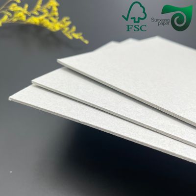 FSC 0.8mm 3mm Laminated Rigid Grey Chipboard Premium Grey Carton Board
