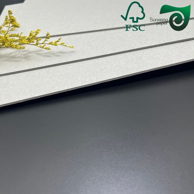 FSC Clay Coated Grey Back Chipboard 900gsm For Storage Boxes  Multi Purpose Packaging