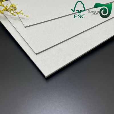 Grey Chipboard 250gsm 2400gsm 0.45mm 4mm ISO Certified Custom Grey Board For Packaging