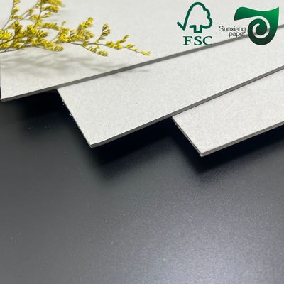 FSC Recycled Grey Black Chipboard  900gsm Premium Grade For Book Binding Packaging