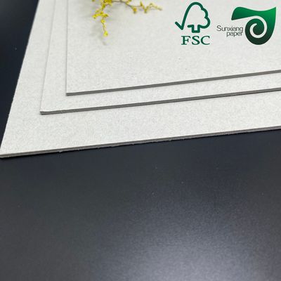Recycled Grey Black Chipboard 800g Book Binding Packaging Board  Grey board  Black card