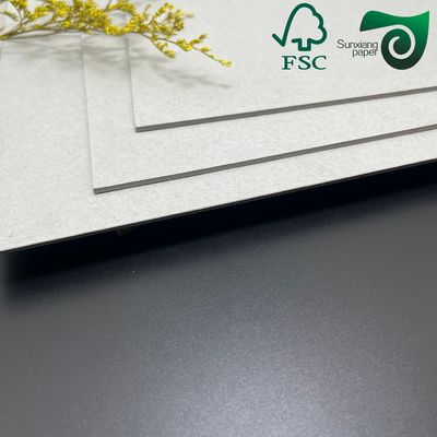 FSC Grey Board High Stiffness Smooth 250gsm For Packaging Book Binding Binding Chipboard