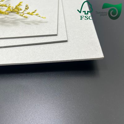 900gsm 1400gsm Clay Coated Chipboard Grey Back For Storage Box