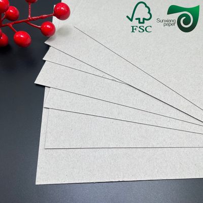 FSC Certified 1200gsm Uncoated Book Binding Board Recycled Pulp Book Cover Board