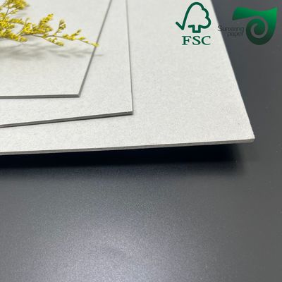 FSC Certified 1200gsm Uncoated Book Binding Board Recycled Pulp Book Cover Board