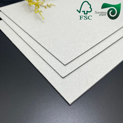 FSC Certified 1.0mm Grey Recycled Cardboard Sheets  Book Binding Carton Divider Board