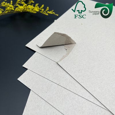 FSC Certified 1200gsm Uncoated Book Binding Board Recycled Pulp Book Cover Board