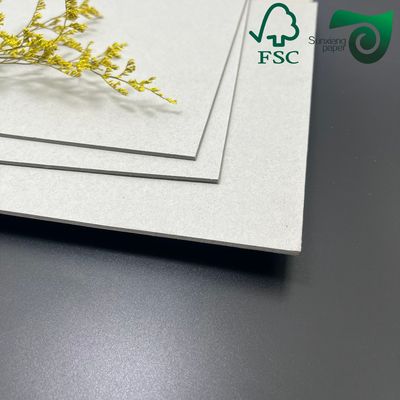 Grey Chipboard Paper With High Stiffness Ideal For Book Binding 0.45mm 3.84mm In Thickness