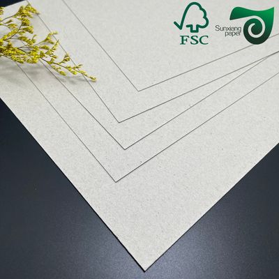 Double Faced Grey Card Board 0.5mm 4mm Thickness For Duplex Book Binding FSC