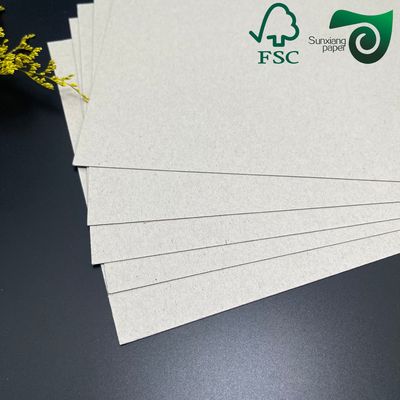 FSC Certified Gray Book Binding Board  Kraft Chipboard Paper For Book Covers