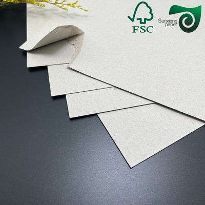 FSC Certified Gray Book Binding Board  Kraft Chipboard Paper For Book Covers