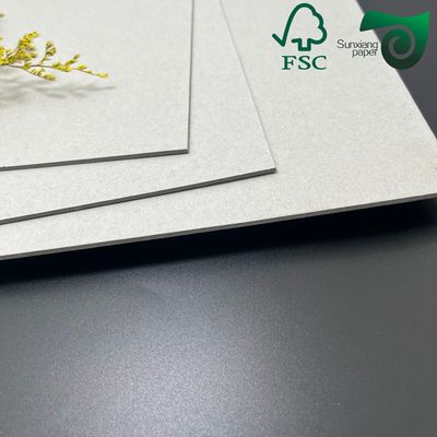 FSC Certified 1200gsm Uncoated Book Binding Board For Photo Frames  Recycled Pulp Material