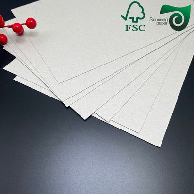 FSC Certified 250g Smooth High Stiffness Grey Board For Packing Boxes  Book Binding