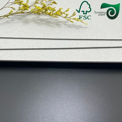 FSC Certified 250g Smooth High Stiffness Grey Board For Packing Boxes  Book Binding