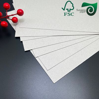 FSC Certified 3mm  3000 Micron Rigid Grey Craft Cardboard For Packaging