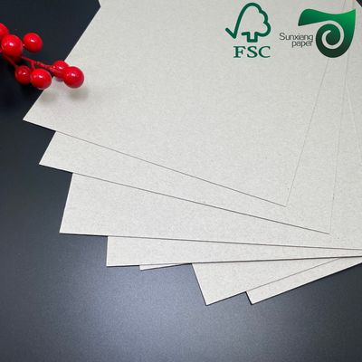 FSC Customized 3mm 2mm 1mm Grey Cardboard Sheets For Making Display Boards