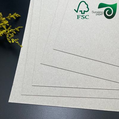FSC Certified Recycled Book Binding Board Gray Cardboard Sheets 1.0mm 70cm 100cm For Carton Dividers