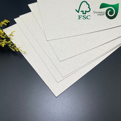 FSC Certified Grey Recycled Pulp Book Binding Board 900gsm 945gsm 1.45mm 1.5mm Thick