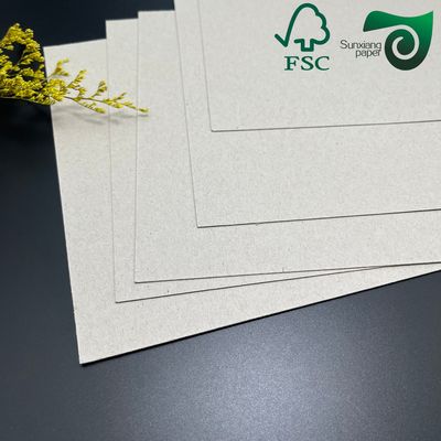 FSC Certified Gray Book Binding Board  Kraft Chipboard Paper For Book Covers