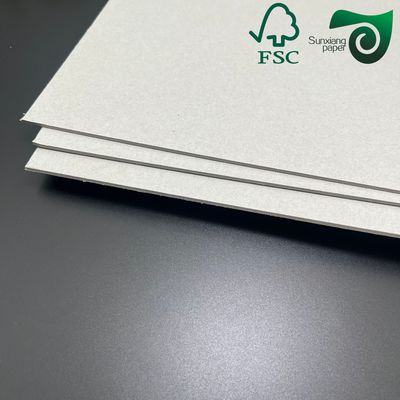 FSC Certified 1.5MM High Stiffness Glossy Colorful Laminated Grey Board For Gift Boxes