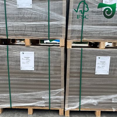 FSC High Density Laminated Grey Paper Board Sheets for Jewellery Box  1.5mm  2mm