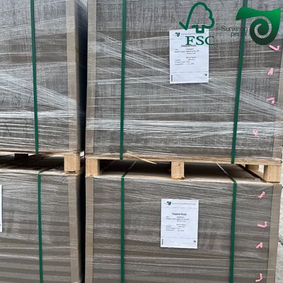 FSC Eco Friendly  High Hardness Strong Grey Chipboard Sheets For Book Binding